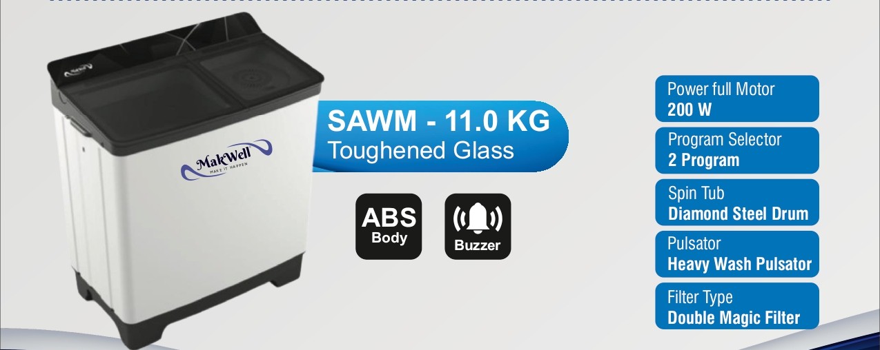 11KG Semi Automatic Washing Machine