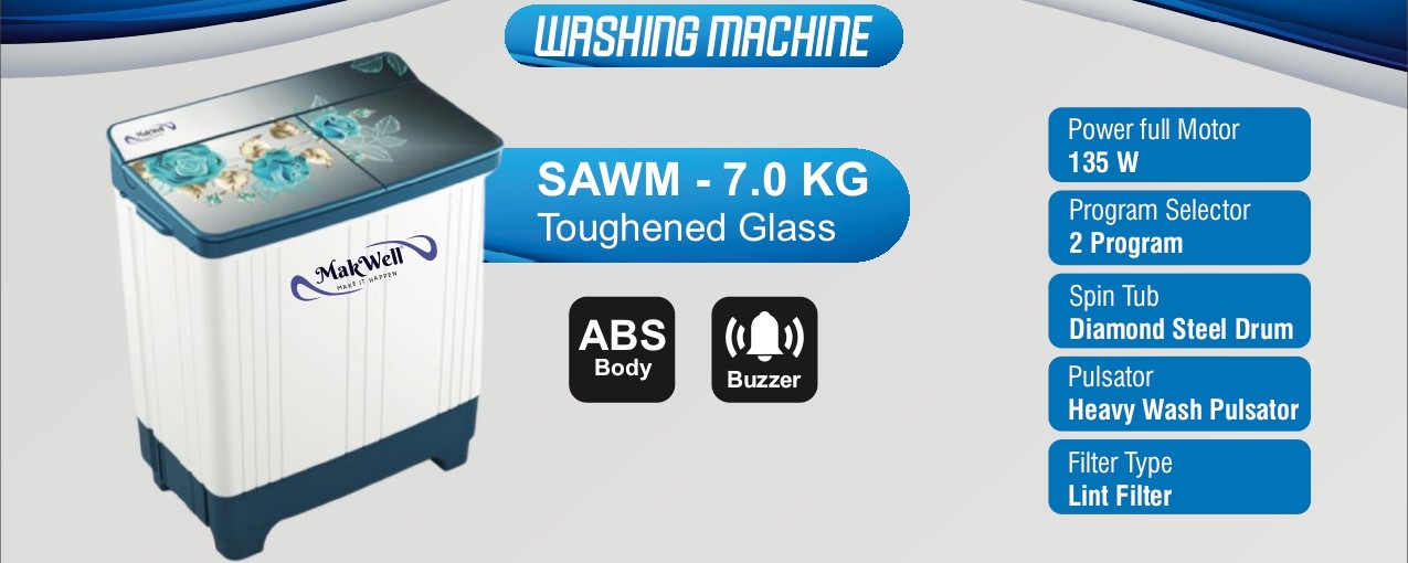 7KG Semi Automatic Washing Machine