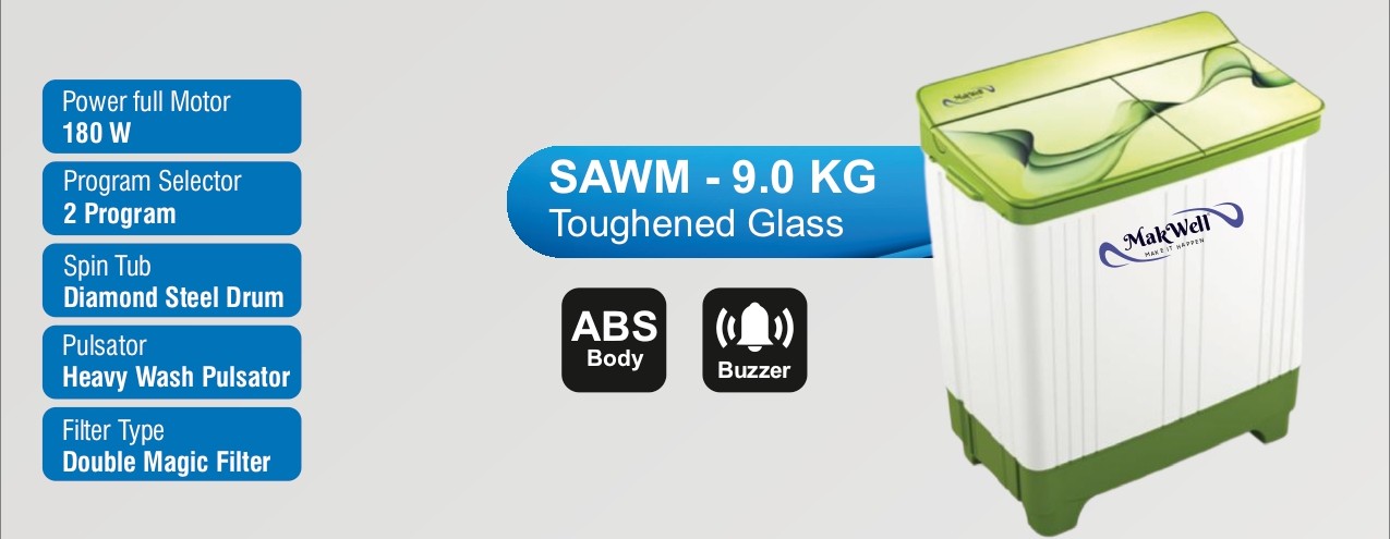 9KG Semi Automatic Washing Machine